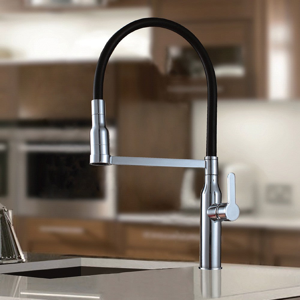 Arcisan Sink Mixer With 2 Jet Handspray On Black Hose Brisbane