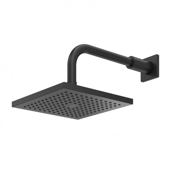 Methven Rere wall shower on straight arm matte black