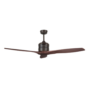 BRILLIANT GALAXY 54" PROPELLER STYLE TIMBER FAN OIL RUBBED BRONZE WITH REMOTE