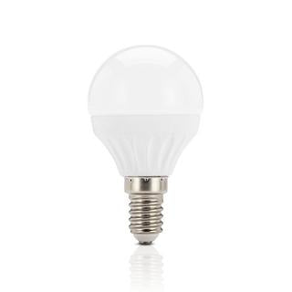 Fancy round LED bulb 3W 3000K frosted E14