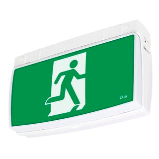 One-box 2W exit sign