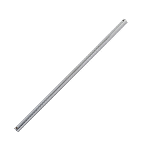 BRILLIANT FAN EXTENSION ROD WITH LOOM 900MM BRUSHED ALUMINIUM 100550/100666