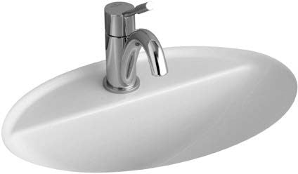 Villeroy and Boch Loop drop in Oval with tapshelf 1 tap hole