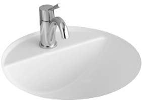 Villeroy and Boch Loop under counter round basin with tapshelf 1 tap hole
