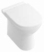 Villeroy and Boch O.novo Wall Faced S trap 4.5/3L with soft close ceramic plus