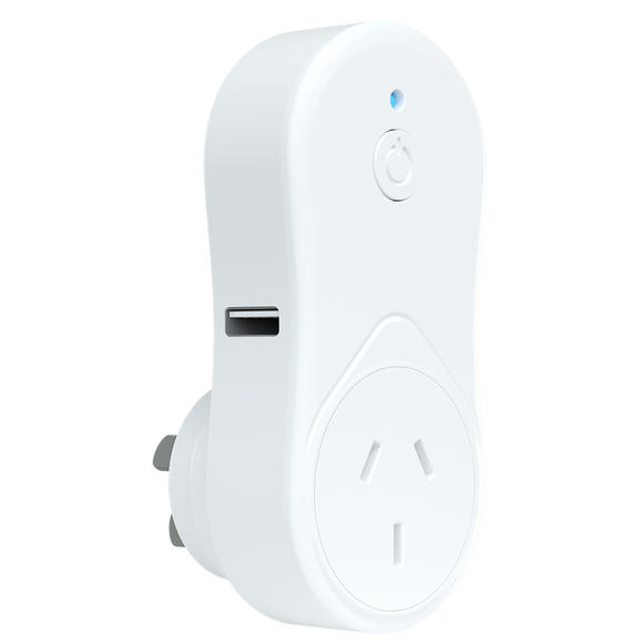 Brilliant Smart Lighting Ireland smart plug with USB charging
