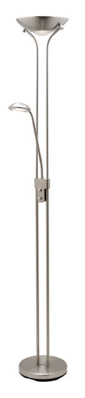 Buckley 18W LED mother and child lamp Brushed chrome