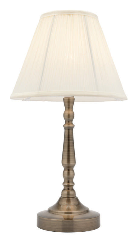 Molly touch table lamp antique brass