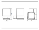 Emco Tumbler Holder Crystal