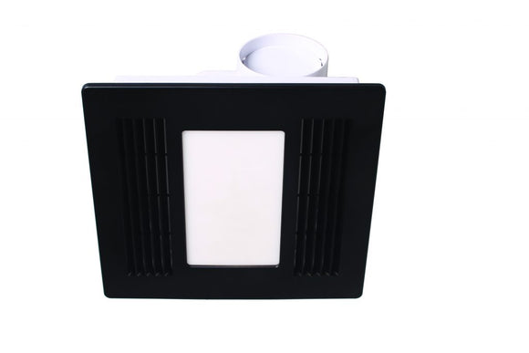 Meractor Aceline LED Exhaust Fan + Light Black