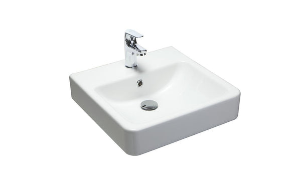 Argent Evo Counter top 1 tap hole basin with soap dispenser right hand side