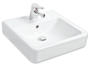 Argent Evo wall basin 1 tap hole
