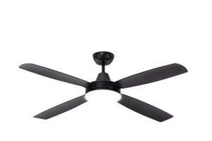 Mercator Nemoi DC Ceiling Fan Black With 18W LED Light