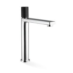 Linkware Gabe High Rise Mixer - Chrome With Matte Black Handle