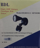 6x BDL Single 100W Halogen Floodlight with Sensor FREE SHIPPING