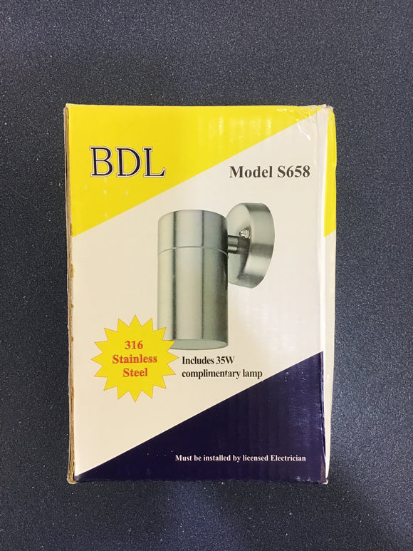 BDL Round 316 Stainless Outdoor Wall Light