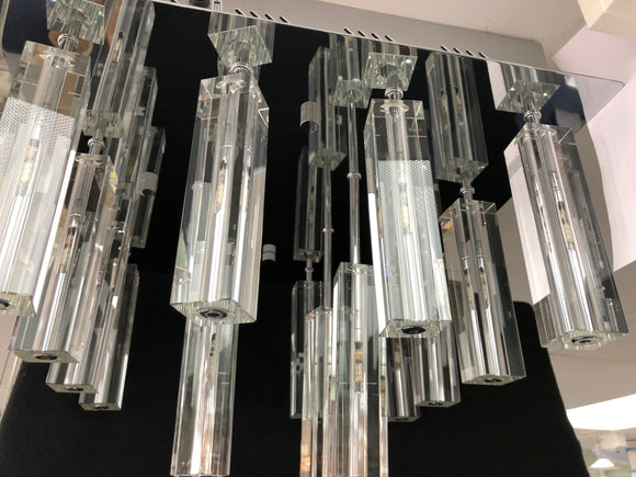 Epic B3061-16CTC Square Ceiling Crystal 16 Light