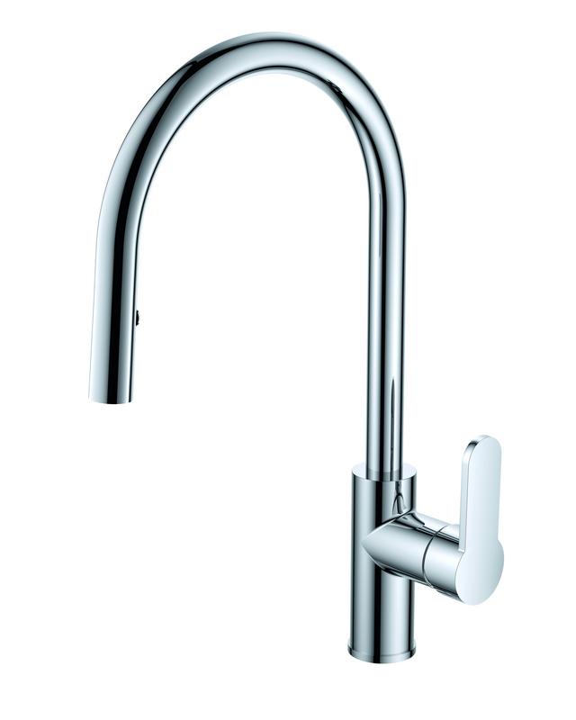 Argent Mirra pull out aerator Gooseneck Kitchen Mixer – Brisbane ...