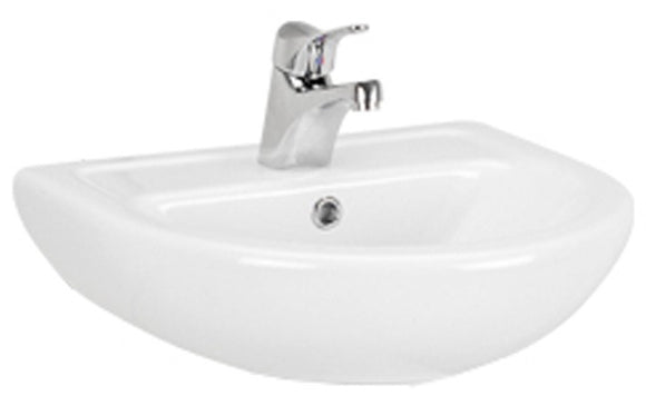 Argent Mode Compact wash basin 1 tap hole