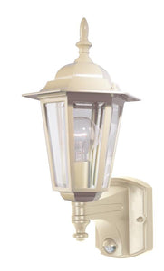 Tilbury 1 light sensor exterior wall lantern beige