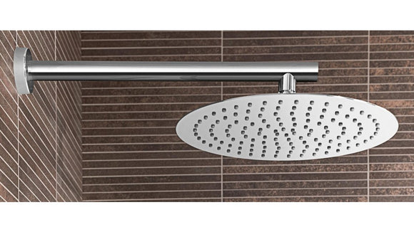 Villeroy & Boch Architectura Overhead Shower with Argent Reach Straight Shower Arm