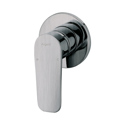 Argent Pace Shower Mixer Brushed Nickel