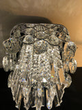 EPIC TC9311/300X300 8 light crystal ceiling light